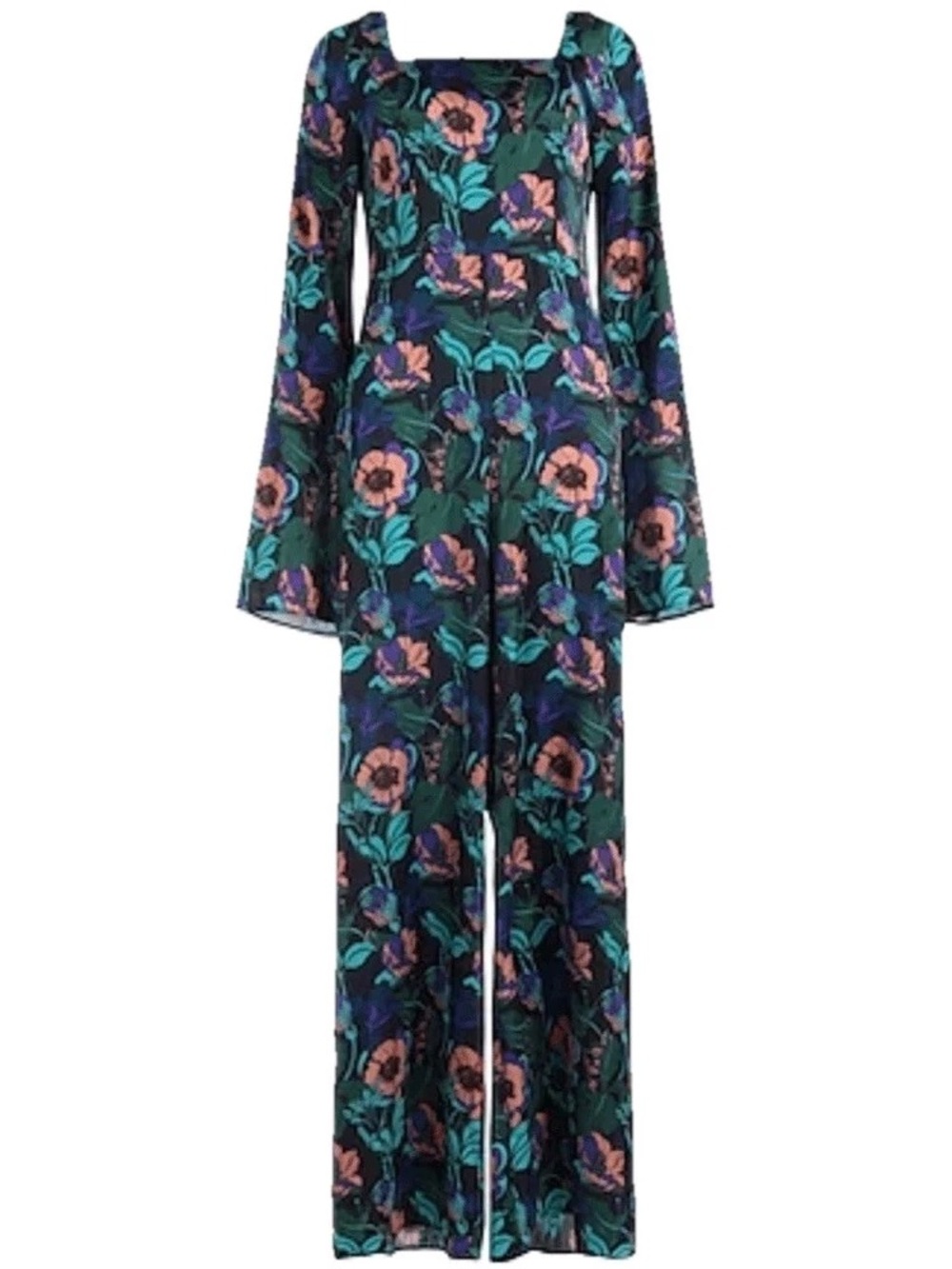 Topshop floral jumpsuit